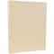 JAM Paper Natural 8.5" x 11" Parchment Cardstock, 250 Sheets
